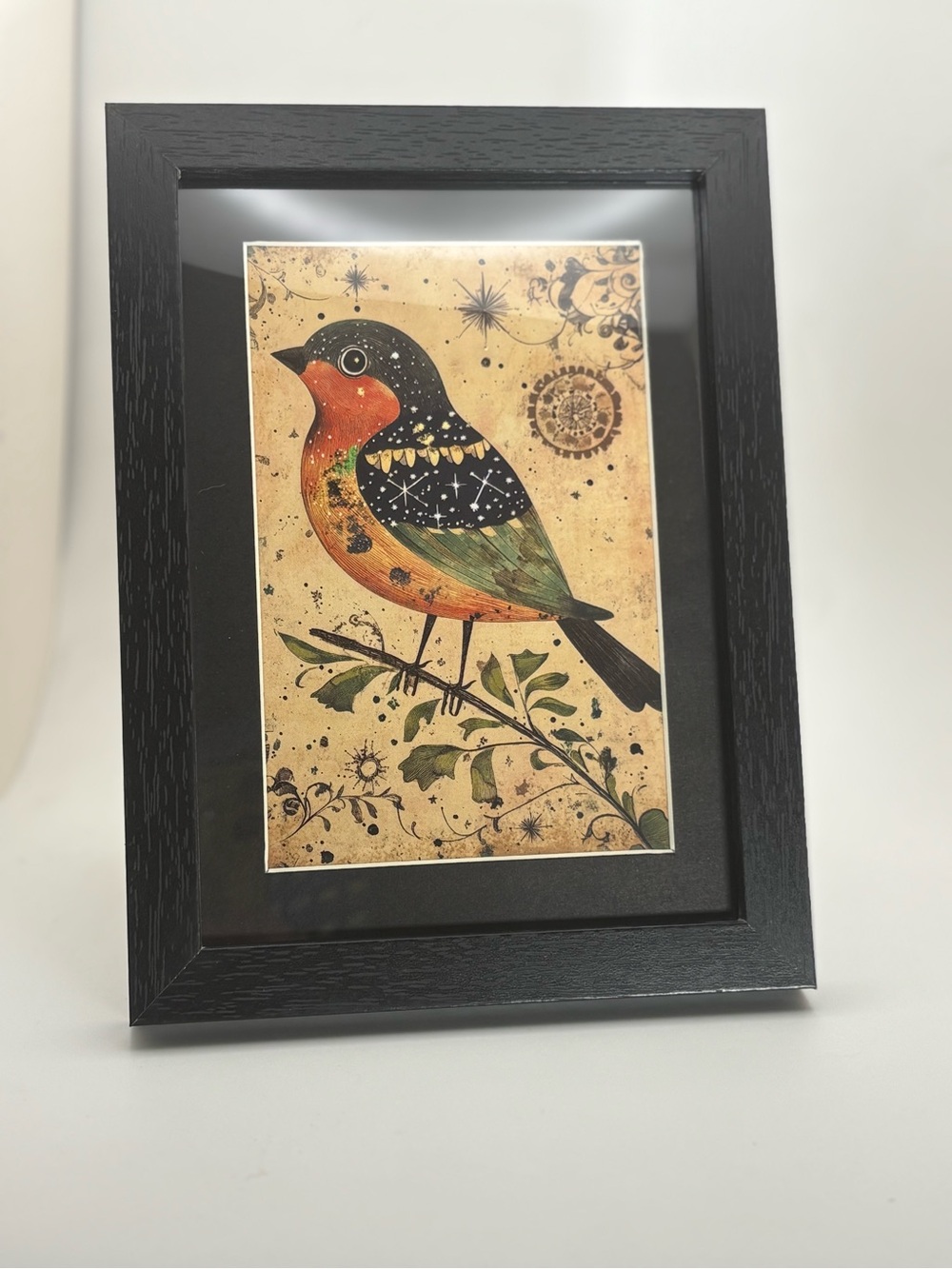 Celestial Songbird Framed Art Print